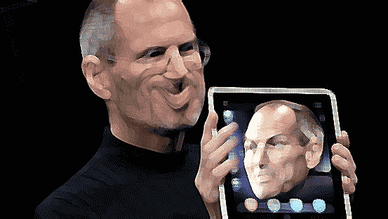 Steve Jobs kann zufrieden auf einen Markt blicken, der langsam in Panik gerät und sich dann um so besser aufrollen lassen wird.