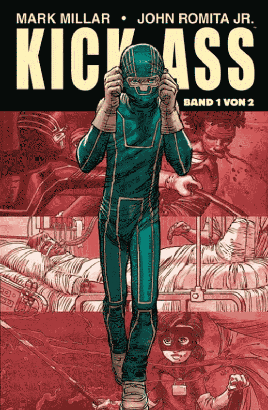 Designmäßig und illustrativ fast das beste Teil an Kick Ass: Das Cover.
