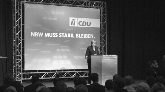 NRW muß stabil bleiben? Ist NRW überhaupt stabil? Und wie stabil ist die CDU? Im Moment kommen Zweifel an ihrer Standfestigkeit auf.