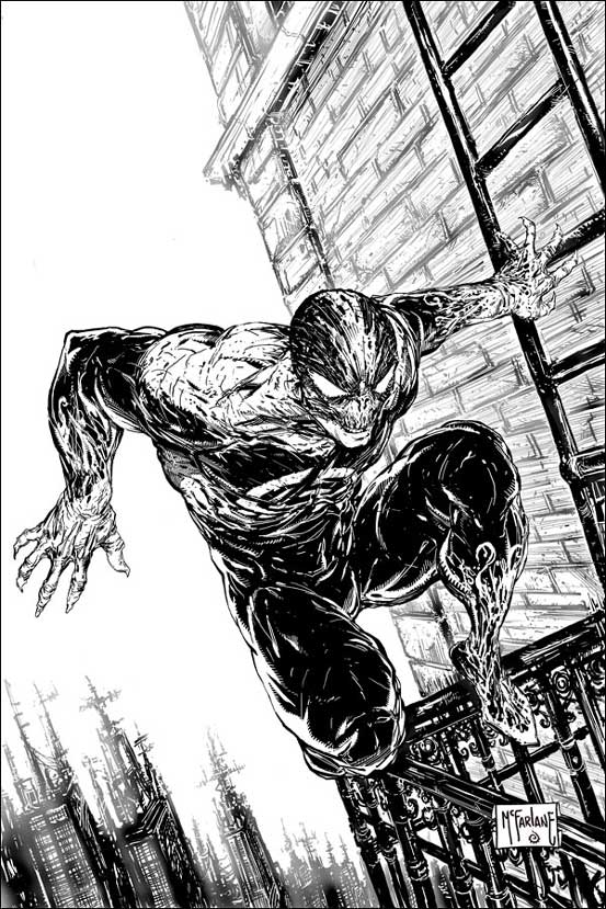 Der neue "Held" "Haunt" erinnert ein bißchen an "Spiderman". (Copyright by Todd-McFarlane Productions Inc. und Panini-Verlag.)