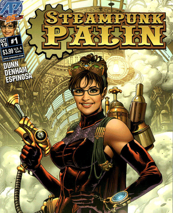 Sarah Palin als Steampunkerin.